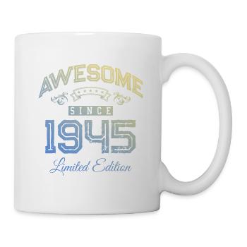 1945 awesome since - Mug - white - Right