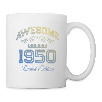 1950 génial depuis - Mug blanc - blanc - Droite
