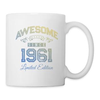 1961 awesome since - Tasse - Weiß - Rechts
