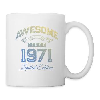 1971 awesome since - Tasse - Weiß - Rechts