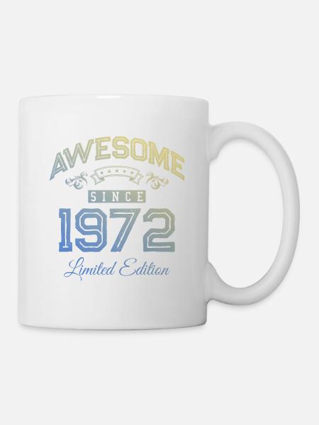 1972 awesome since - Tasse - Weiß