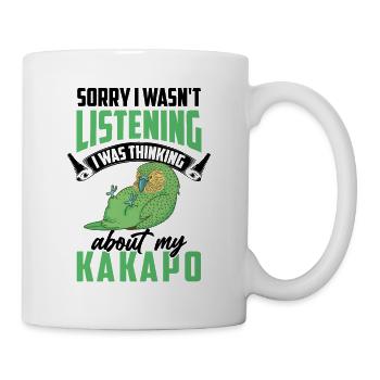 Kakapo I was distracted flightless kakapo - Mug - white - Right