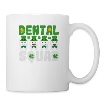 Dental Squad Leprechaun Teeth St. Patrick's Day - Mug - white - Right