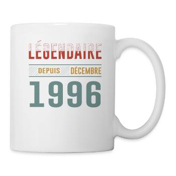 Légendaire Depuis Décembre 1996 Anniversaire - Mug blanc - blanc - Droite