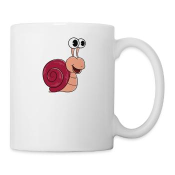 I have plans with my snail - Mug - white - Right