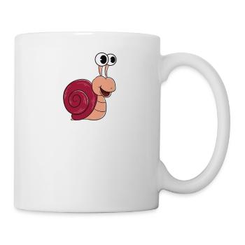 Ich Höre Nicht Zu Ich Denke An Schnecken - Tasse - Weiß - Rechts