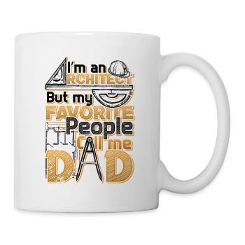 Je suis architecte - Mug blanc - blanc - Droite