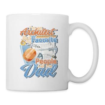 Je suis architecte - Mug blanc - blanc - Droite