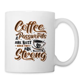 Coffee and password - Mug - white - Right