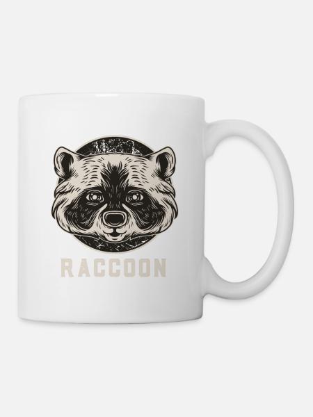 RACOON WASCHBÄR - Tasse - Weiß