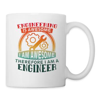 L’ingénierie est géniale Cool Collège d’ingénierie - Mug blanc - blanc - Droite