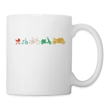 Moto Chopper Enduro Motocross Motard Moto - Mug blanc - blanc - Droite
