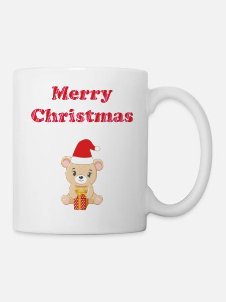 Christmasteddy - Tasse - Weiß