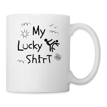 Taekwondo Aikido Ju-Jutsu Karate Kung-Fu Sport - Tasse - Weiß - Rechts
