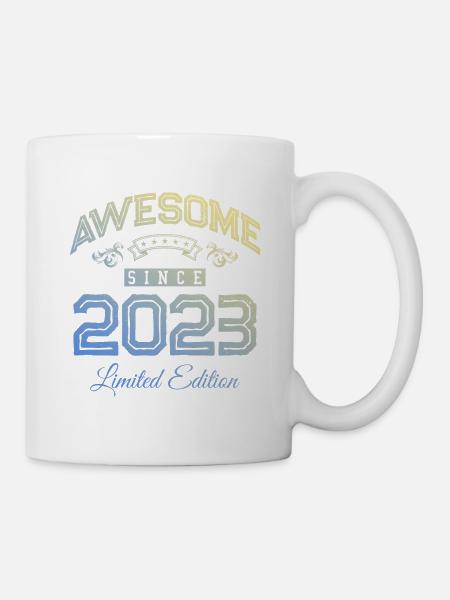 2023 awesome since - Tasse - Weiß