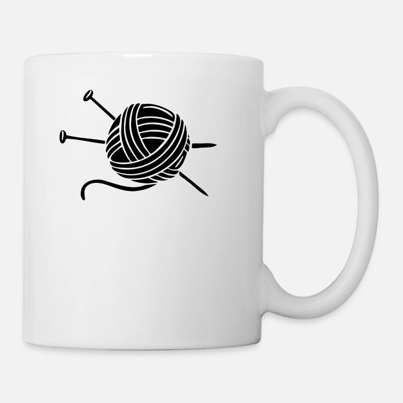 Crochet Crochet Machine Crochet - Mug blanc - blanc
