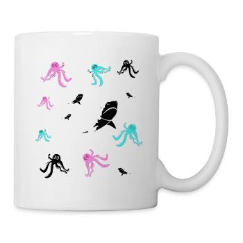 Space - Visiting the Sea - Mug - white - Right