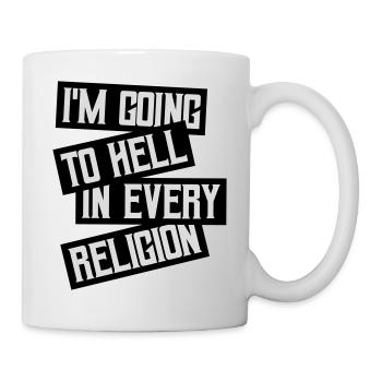 in going to hell - Mug - white - Right