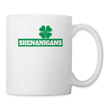I Klee Shenanigans drôle irlandais St Patrick - Mug blanc - blanc - Droite