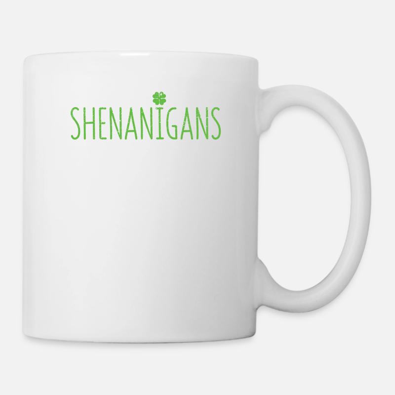 Shenanigans Koordinator Lustiger Lehrer St. Pat - Tasse - Weiß