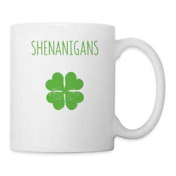 Shenanigans Squad St. Patrick’s Day Irish Team - Mug blanc - blanc - Droite