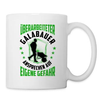 Überarbeiteter Galabauer Gartenbau Galabau - Tasse - Weiß - Rechts