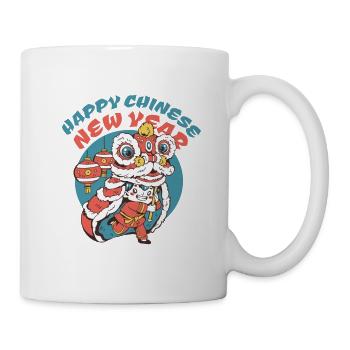 Chinese New Year Dragon Dance Costume I Gift - Mug - white - Right