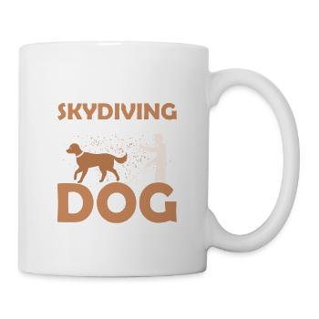 I'd Go Skydiving But My Dog Might Freak Out Impair - Tasse - Weiß - Rechts