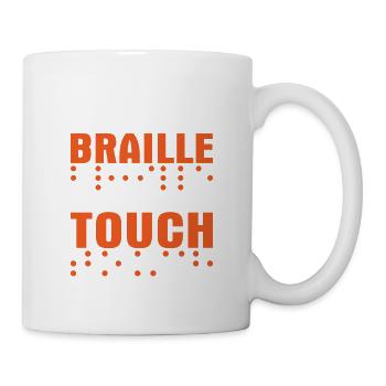 The Worst Thing To Read in Braille Blindness Impa - Tasse - Weiß - Rechts