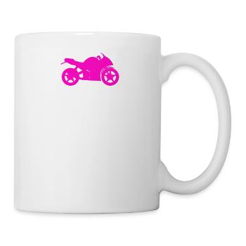 Moto Chopper Enduro Motocross Motard Moto - Mug blanc - blanc - Droite