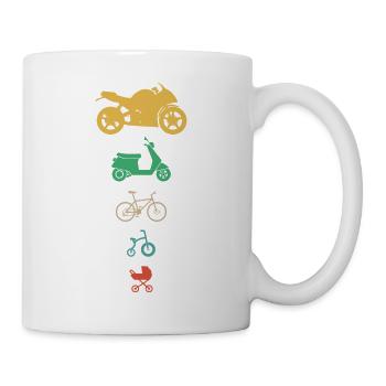 Moto Chopper Enduro Motocross Motard Moto - Mug blanc - blanc - Droite