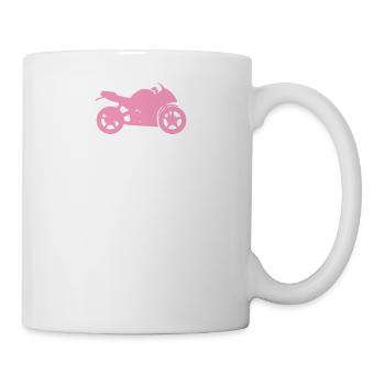 Moto Chopper Enduro Motocross Motard Moto - Mug blanc - blanc - Droite