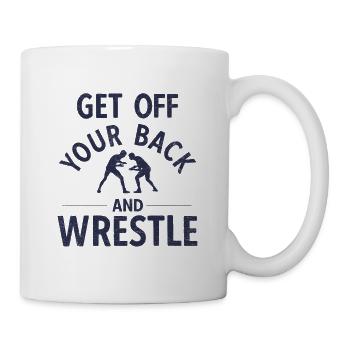 Grappling Martial Arts Wrestling - Tasse - Weiß - Rechts