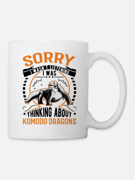Komodowaran Komodo Dragon Waran Komododrache - Tasse - Weiß
