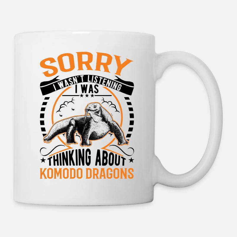 Komodowaran Komodo Dragon Waran Komododrache - Tasse - Weiß