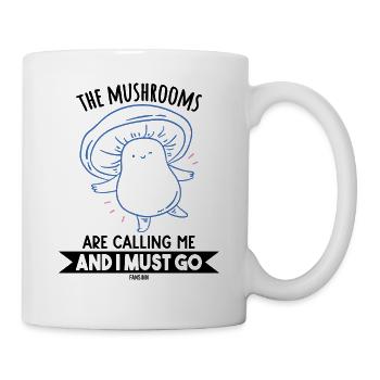 Champignon Röhrling Pilzpfanne Pilzsammler - Tasse - Weiß - Rechts