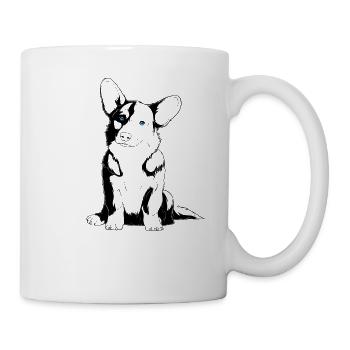 Corgi Dog - Mug - white - Right