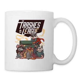 The Trashes League - Film Parodie mit Superhelden - Tasse - Weiß - Rechts