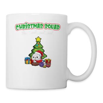 Escouade de Noël X-Mas Animaux Famille Matching Noël - Mug blanc - blanc - Droite