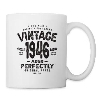 Vintage 1946 77th Birthday - Mug - white - Right