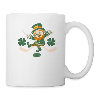 Kobold Hockey sur gazon Hockey sur gazon Drôle St Patrick’s Day - Mug blanc - blanc - Droite