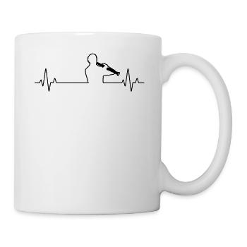 Clarinette Clarinettiste Clarinettiste - Mug blanc - blanc - Droite