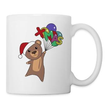 Ours Joyeux Noël Hiver Animaux Ours - Mug blanc - blanc - Droite