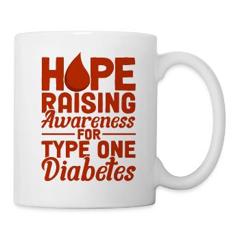 Supporters of Type 1 Diabetes Diabetes Month Dia - Mug - white - Right