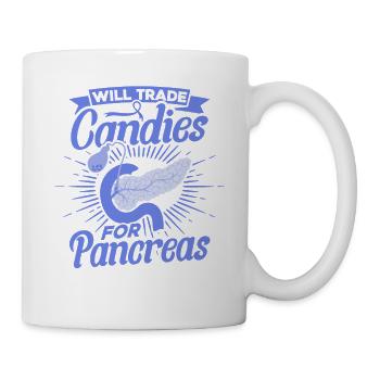Diabetes Awareness Supporters of Type 1 Diabet - Mug - white - Right