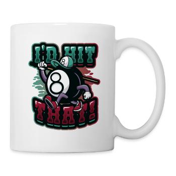 Id Hit That Pool Billiards - Mug - white - Right