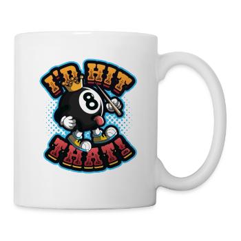 Id Hit That Pool Billiards - Mug - white - Right