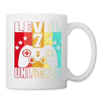 7 Years Birthday Shirt Gamer 7. - Mug - white - Right