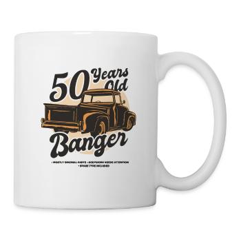 50 Jahre alter Pickup-Truck 50 Jahre alter Pickup- - Tasse - Weiß - Rechts
