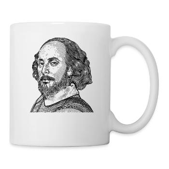 William Shakespeare Bibliography - Mug - white - Right